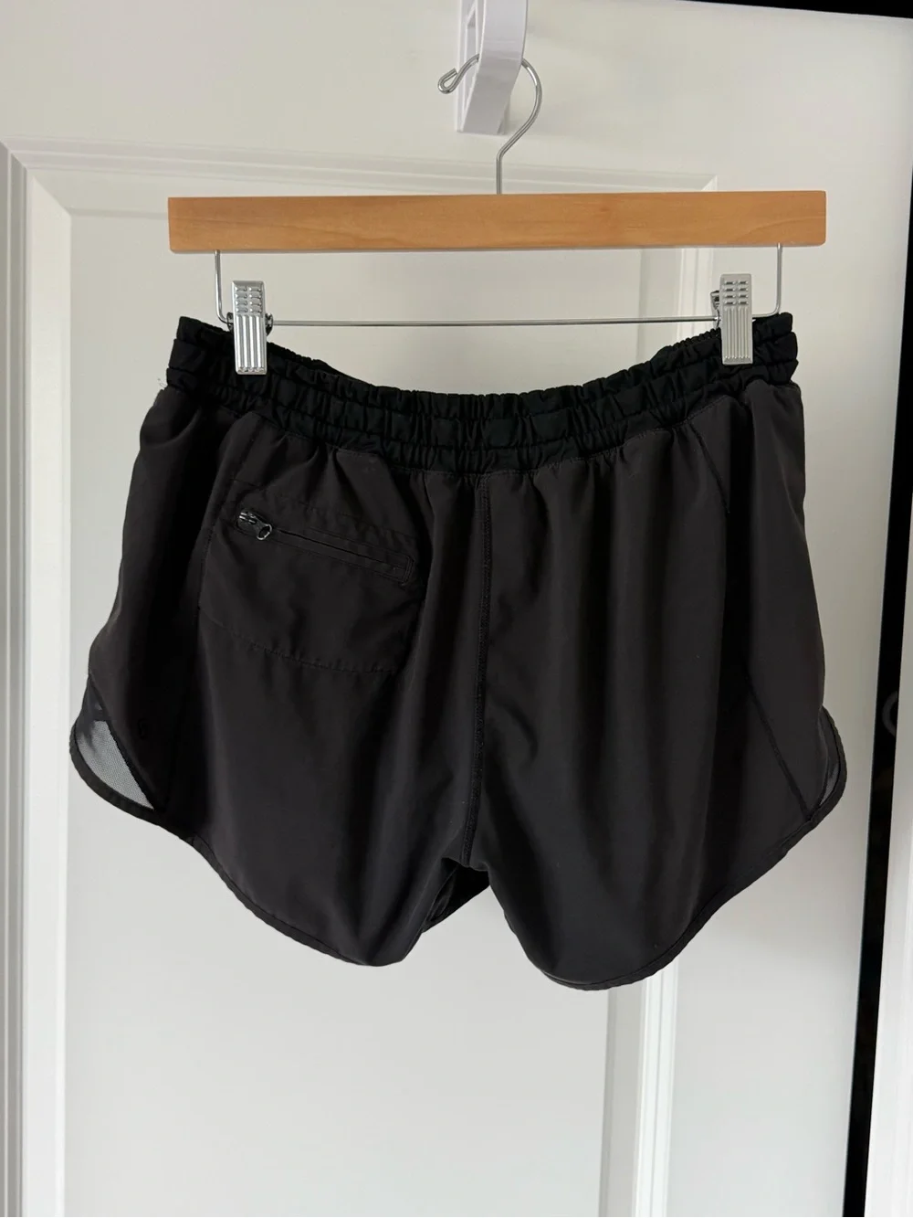 lululemon athletica Black Ladies Running Shorts with Drawstring